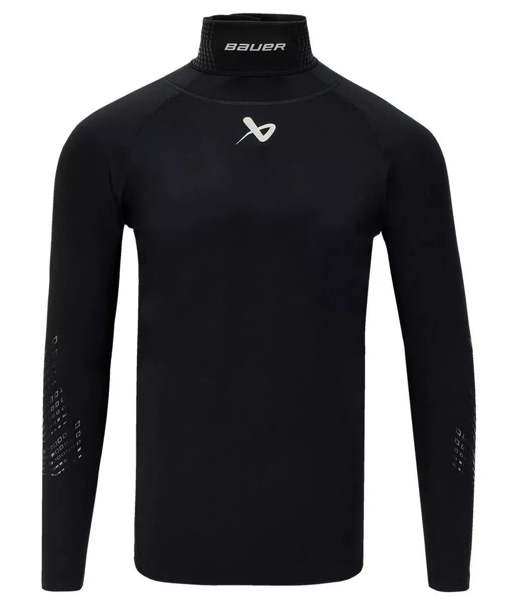 Bauer Long Sleeve Cut Resistant Neck Protect Base Layer – Official's ...