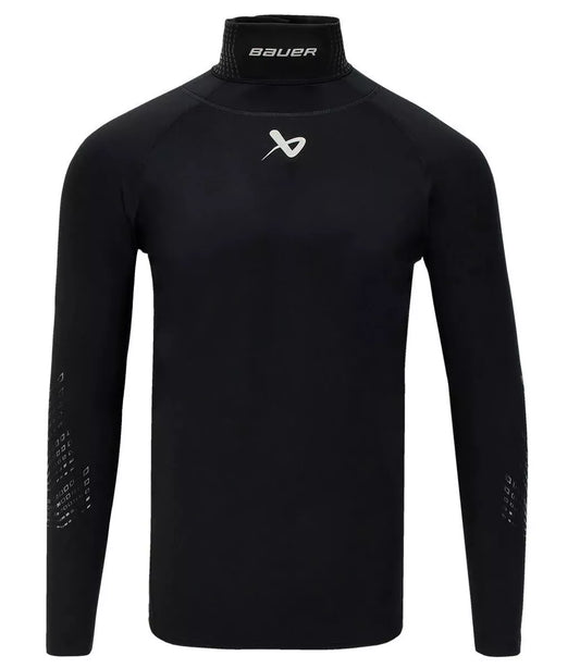 Bauer Long Sleeve Cut Resistant Neck Protect Base Layer