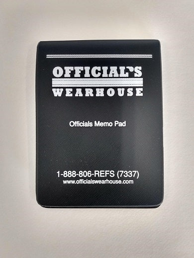 Referee Note pad – Official's Wearhouse